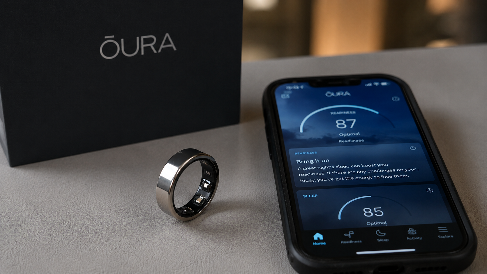 Oura Ring 5 et son application de santé